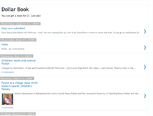 Tablet Screenshot of dollarbookfair.com
